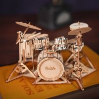 ‼️สต็อกไทย พร้อมส่ง‼️ จิ๊กซอว์ไม้ Rolife Drum kit TG409 3D Wooden Puzzle