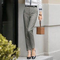 2021Full length professional business Formal pants women trousers girls slim female work wear Office Lady career plus size clothing