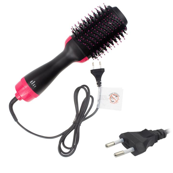 Electric 3 IN 1 Step Hair Dryer Hot Air Brush Hair Straightener Comb  Curling Brush Hair Styling Tools Ion Blow Hair Dryer Brush | Lazada.vn