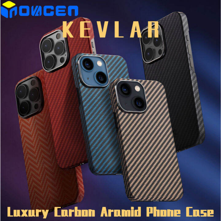 INOVAGEN Original KEVLAR Aramid Fiber Phone Case For iPhone 13 14 15