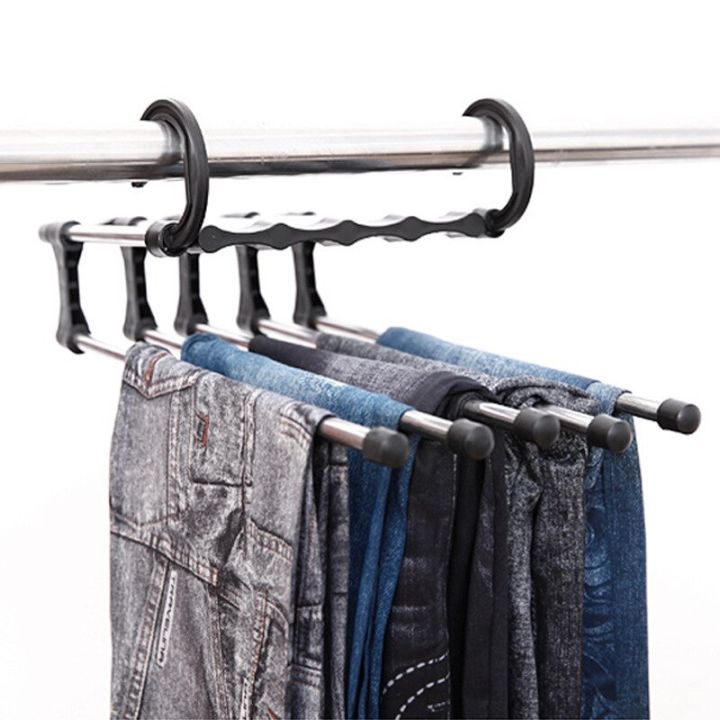 newest-fashion-5-in-1-pant-rack-shelves-stainless-steel-clothes-hangers-multi-functional-wardrobe-hot-sale-magic-hanger-2022-clothes-hangers-pegs