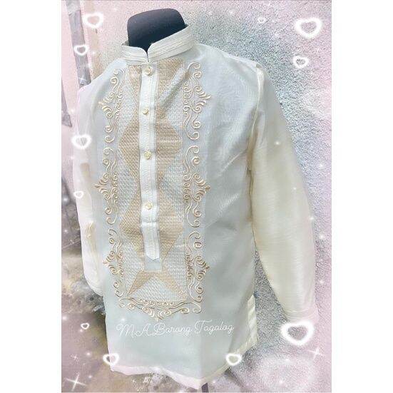 Men's traditional suit Barong Tagalog with lining Lazada PH