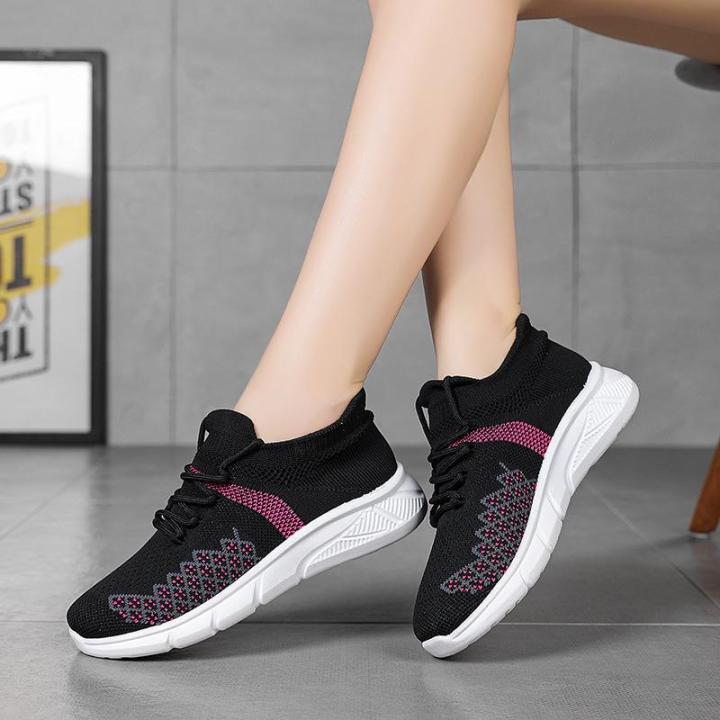 szhydz-รองเท้าวิ่งผู้หญิงขนาดรองเท้าผู้หญิง42-รองเท้ากีฬาผู้หญิงน้ำหนักเบาระบายอากาศได้ดี2022รองเท้าลำลอง