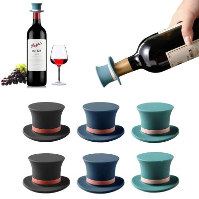 Food Grade Elasticity Silicone Hat Bottle Wine Stopper Sealed Fresh-Keeping Bottles Cap Bar Tools Plug