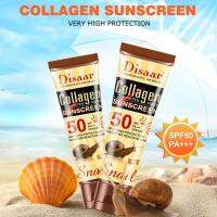 Collagen Snail Sunscreen Protetor Whitening Solar Uv Radiation Sunscreen Body Cream Oil-control SPF50++ Moisturizing Sun Screen