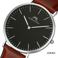 Dial 40mm mens simple fashion watch DW same 316L stainless steel Japanese Shiying movement