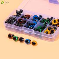 DEMI 100PCS ใหม่ Plastic Mix Colour Toys Crochet 8-12mm Animal Safety Eyes Accessories Dolls Eyes Craft