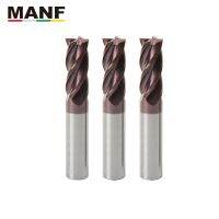 Manf Milling Cutters Hrc55 4มม. 6มม. 8มม. 10มม. Solid Carbide Endmills เครื่องตัดคาร์ไบด์ End Mills เครื่องตัด Metall