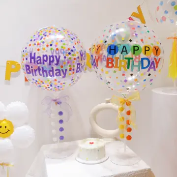 Same-day Shipping] ⭐️ Balloon Tape Strip Balloon Glue Dot Tape (100 dots) Balloon  tape for Wall Balloon set decoration Balloons for birthday party needs  decoration sale birthday party decoration package