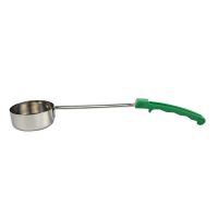 THLH7J Pizza Spread Sauce Ladle Rubber Handle Flat Bottom Kitchen Cooking Spoon Stainless Steel Measuring Stir Soup Spoon