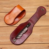 ▩♤ 100 Genuine Leather Coin Purse Bag Boston Sap Slap Racket Jacksap Blackjack Self Defense Tool EDC Tactical Wallet For Men Women