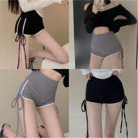 New☆ กางเกงขาสั้น Drawstring ผู้หญิงฤดูร้อนใหม่เซ็กซี่ Babes สูงเอวบางกางเกงลำลองกีฬากางเกงร้อนกางเกงรัดรูปสะโพกกางเกง