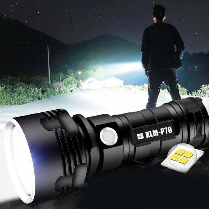 ไฟฉายกำลังสูง-led-สว่างพิเศษ1000lm-ตะเกียงตั้งแคมป์3โหมด-ipx4ชาร์จ-usb-2500mah-สำหรับเดินป่าตั้งแคมป์ผจญภัยตอนกลางคืนตกปลา