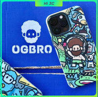 OGBRO GRAFFITI Magsafe เคสสามารถใส่ได้กับ Iphone 14 Pro Max เคสพิมพ์แบบไอเอ็มดีกันกระแทกจะไม่จางหายสำหรับ Iphone 14 Pro เคสป้องกันรอยขีดข่วนสำหรับ Iphone