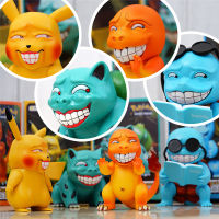 Pokemon ญี่ปุ่นอะนิเมะตัวเลข Wretched Laugh สะสม Figurines Pokemon รูป Pvc ของเล่นเด็ก Psyduck Pikachu ของเล่นเด็กของขวัญ