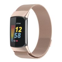 ✉☽ Wristband Milanese Watch Strap For Fitbit Charge 5 Stainless steel metal band bracelet watchband for Charge5