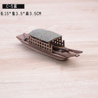 Model Sailboat 1525cm Boat Toys Modeling Handmade Miniature Wooden Boat Diorama Model Ship Fishing Boat For Tiny River Scene