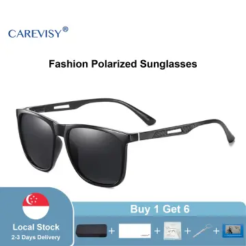 CAREVISY Fashion Polarized Sunglasses UV400 Protection Anti Glare Driving Fishing  Sunglasses for Adults Men Women C6019