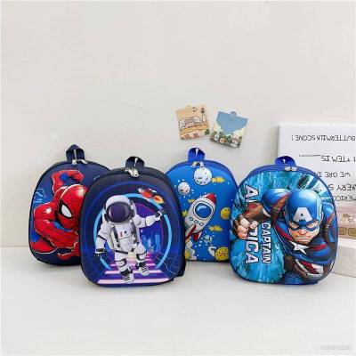 Sanrio Kuromi Spider-Man Backpack for 2-5Y Kindergarten Student Large Capacity Personality Multipurpose Shell Bags