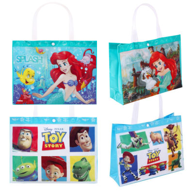กระเป๋าพลาสติก กันน้ำ ว่ายน้ำ Toy Story Ariel Little Mermaid กระเป๋า กระเป๋าว่ายน้ำ