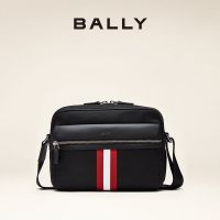 BALLY กระเป๋าสะพายไหล่กระเป๋าผู้ชายธุรกิจกีฬาเย็บกระเป๋าลำลอง