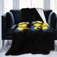 【Essential Plush Blanket】Team Minion Minions Decor Blanket Multi-Size for Adult and Kids