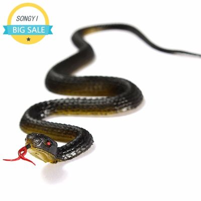 【CC】 Snake Fidget Fake Soft Rubber Tricky Prank Scary Child