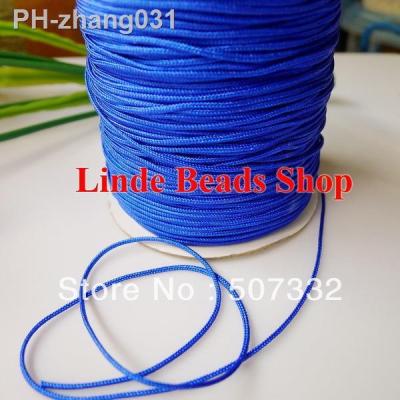 free shipping 1mm thread cord rope blue Waxed Bead Cord fit bracelet amp;necklace string 310meter