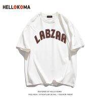 HELLO KOMA summer new simple short-sleeved T-shirt womens all-match loose round neck bottoming top mens tide
