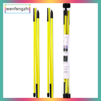 wenfengzhi 2pcs Golf Direction INDICATOR Stick แบบพกพาสามพับกอล์ฟการฝึกอบรม sticks