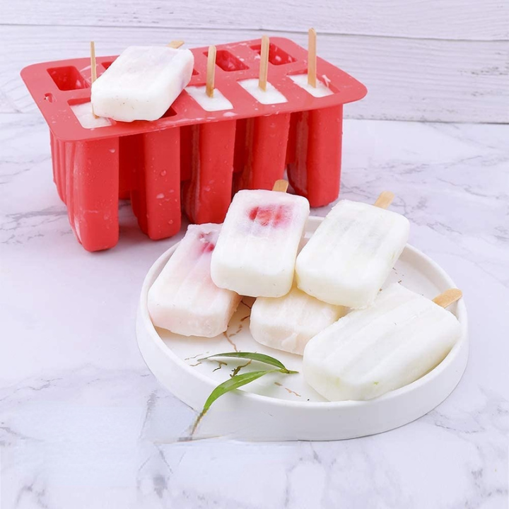 แม่พิมพ์ซิลิโคนไอติมเกรดอาหาร410-cavity-homemade-kitchen-ice-cream-silicone-bpa-free-frozen-ice-pop-cream-maker