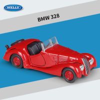 ประตูรถจำลอง1/36 BMW 328 507โมเดลรถโลหะผสมโลหะแบบคลาสสิกประตูจำลองสามารถเปิดได้รถสปอร์ตสำหรับเด็กของขวัญ