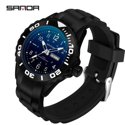 SANDA Men WomenS Quartz Watches Fashion Women Waterproof Sport Watch  Digital Wristwatch Thin Ladies Design Clock Reloj Mujer