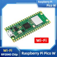 Raspberry Pi Pico W พร้อม RP2040ไร้สายไมโครคอนโทรลเลอร์บอร์ดพัฒนาอุปกรณ์เสริมหัวอะคริลิค