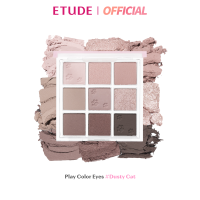 ETUDE Play Color Eyes #Dusty Cat อีทูดี้ อายแชโดว์พาเลท 9 เฉดสี โทนชมพูตุ่น