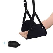 Ergonomic Foot Rest, Travel Footrest Airplane Leg Rest Flight Foot Hammock