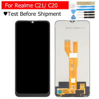 Original สำหรับ Realme C21 RMX3201/ C20 RMX3063สัมผัสหน้าจอ LCD หน้าจอดิจิตอลจอแอลซีดี Huawei สัมผัสหน้าจอ LCD หน้าจอทัชสกรีนอะไหล่ซ่อม