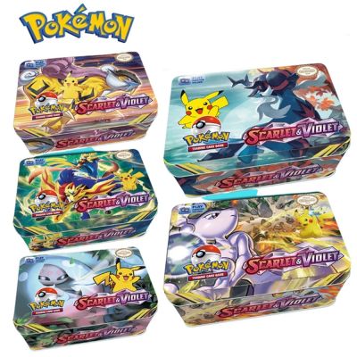 【CW】™✈  42 Pcs English VIOLET Iron Metal Cards Arceus Vstar Vmax Card Limited Game Collection
