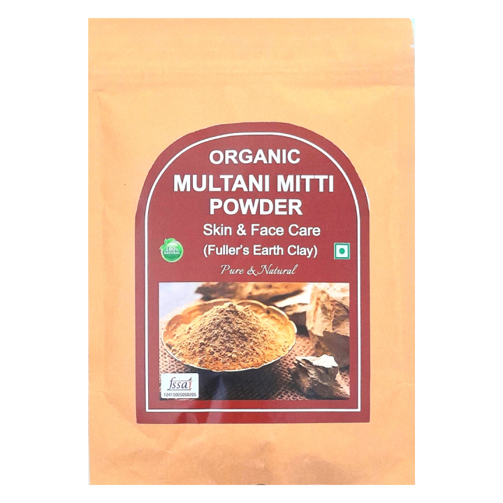 100 PURE NATURAL MULTANI MITTI CLAY MASK POWDER 190 GMS (Natural Clay