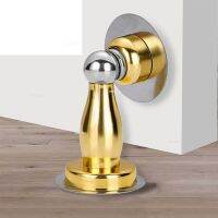 Door Stopper Stainless Steel Magnetic Strong Magnetic Force Wall Mounted Floor Door Stops Mounted Anti-collision Hardware Door Hardware Locks