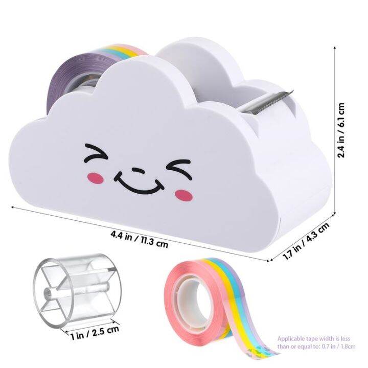 [New heat]KuLe Tapes Dispensers Tape Dispenser Washi Rainbow Paper Roll