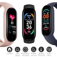 ▬❁ For Xiaomi Mi Band 6 Smart Bracelet 6 Color AMOLED Screen Miband 6 Blood Oxygen Fitness Traker Bluetooth-Compatible Smart Band