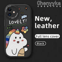 เคส Chenyyka สำหรับ IPhone 12 Pro Max 12 Mini IPhone 11 Pro Max เคสการ์ตูนหลากสีน่ารักยูนิคอร์นนำโชคคุณภาพสูงและทนทานเคสโทรศัพท์หนังนิ่มป้องกันกล้องคลุมทั้งหมดเคสสีกันกระแทก