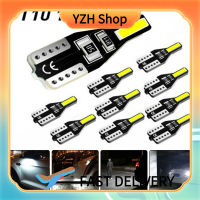 YZH Shop ไฟป้ายทะเบียน Led Canbus T10 168สว่างมากหลอดไฟ6000K Dc 12V จำนวน10ชิ้น