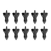 10Pcs Universal รถสปอยเลอร์ Shark Fins Kit กันชนหน้า Lip Splitter ภายนอกรถ Soft Fins สติกเกอร์สำหรับรถ Body