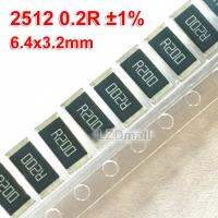 50Pcs 2512ตัวต้านทาน Smd R200 1W 1% 0.2R 0.2 Ohm