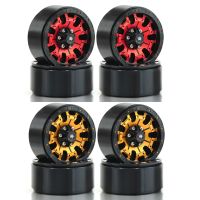 4pcs Metal 1.9" Beadlock Wheel Rim Wheel Hub for 1/10 RC Crawler Car Axial SCX10 Traxxas TRX4 RC4WD D90 Redcat Gen8 VS4-10 Electrical Connectors