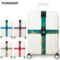 TLDGAGAS Travel Thick Luggage tied Strap Suitcase Cross Trolley case Belt Creative Adjustable Suitcase Cross Suitcase Straps