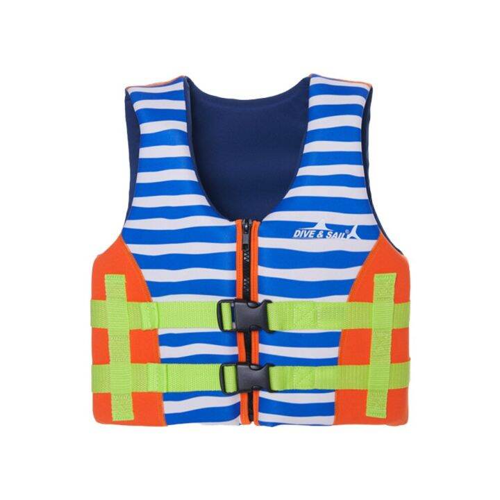 neoprene-buoyancy-survival-suit-adjustable-child-water-sports-life-jacket-soft-safe-multipurpose-with-zipper-outdoor-accessories-life-jackets