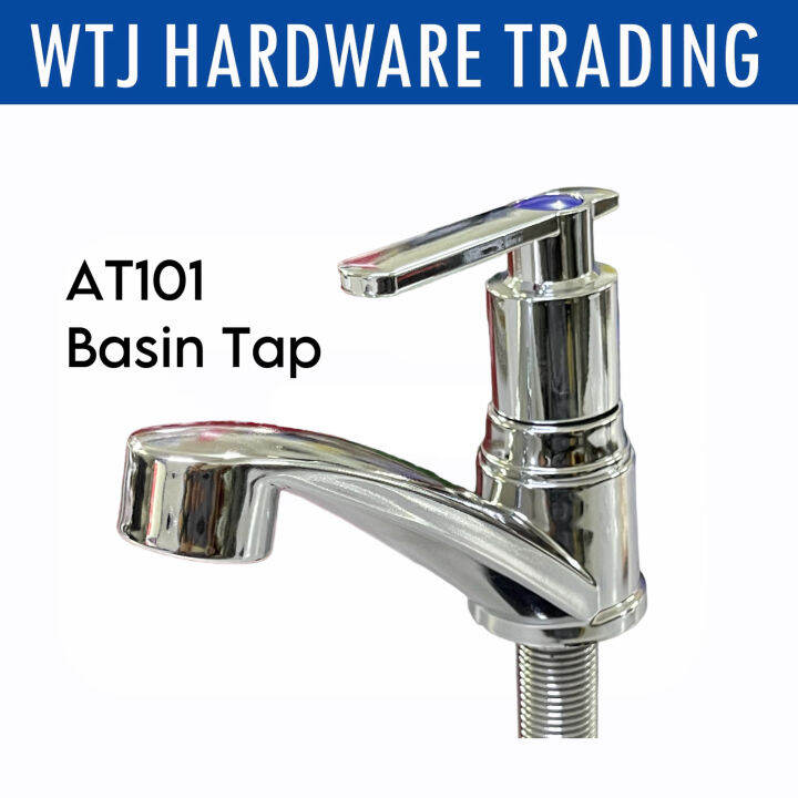 AT101 Basin Pillar Tap/ Bathroom Sink Faucet Pillar Tap/ Basin Water